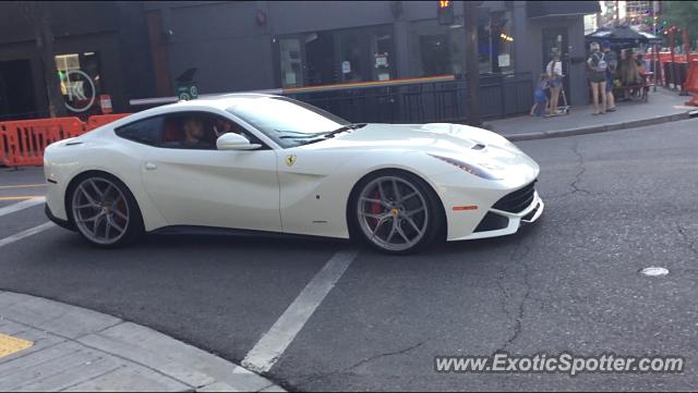Ferrari F12 spotted in Calgary, Canada