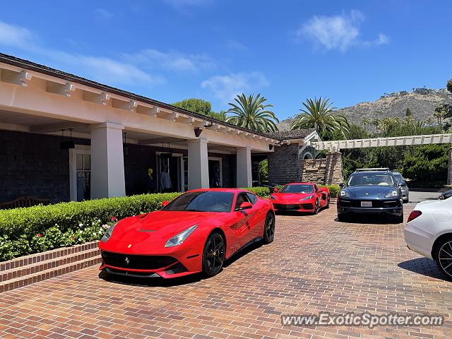 Ferrari F12 spotted in Laguna Beach, California