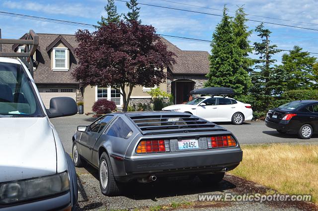 DeLorean DMC-12 spotted in Edmonds, Washington