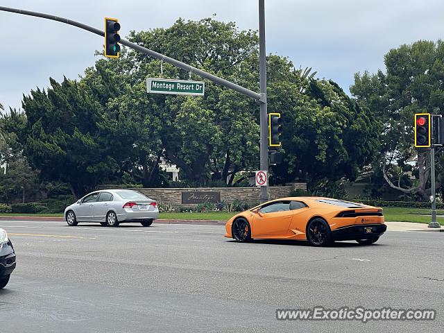 Lamborghini Huracan spotted in Laguna Beach, California