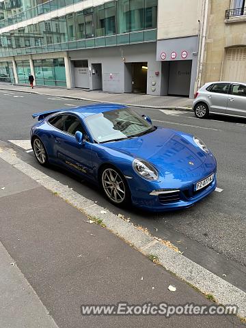 Porsche 911 Turbo spotted in PARIS, France