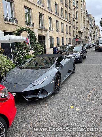 Lamborghini Huracan spotted in PARIS, France