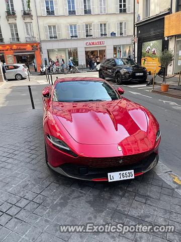 Ferrari Roma spotted in PARIS, France