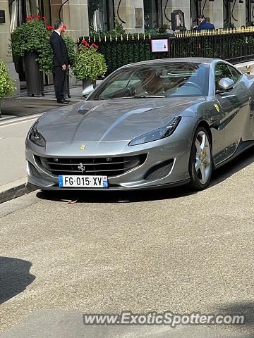 Ferrari Portofino spotted in PARIS, France