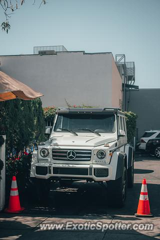 Mercedes 4x4 Squared spotted in Rodeo drive, California
