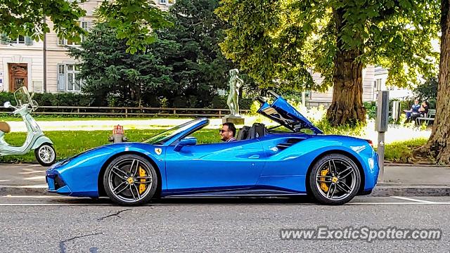 Ferrari 488 GTB spotted in Zurich, Switzerland