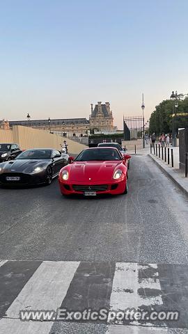 Ferrari 599GTB spotted in PARIS, France