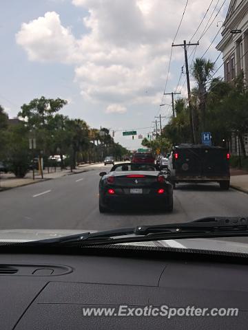 Ferrari California spotted in Charleston, South Carolina