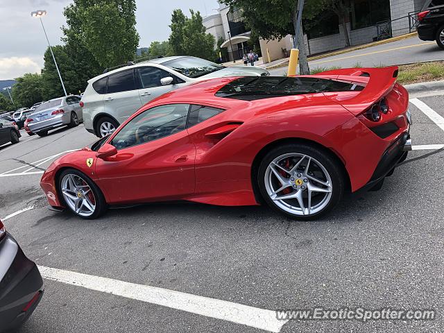 Ferrari F8 Tributo spotted in Asheville, North Carolina