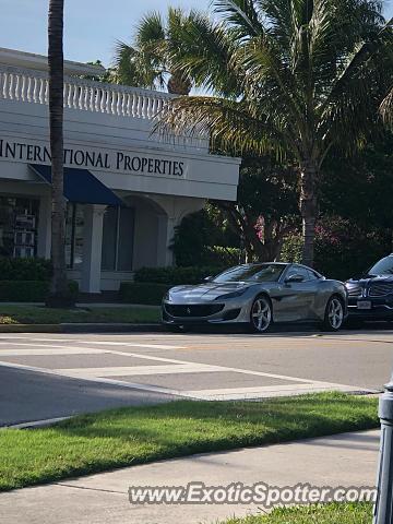 Ferrari Portofino spotted in Naples, Florida