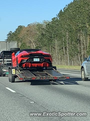 Lamborghini Huracan spotted in Highway, Florida