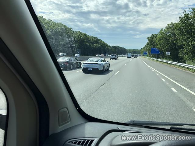 Porsche Taycan (Turbo S only) spotted in Lexington, Massachusetts