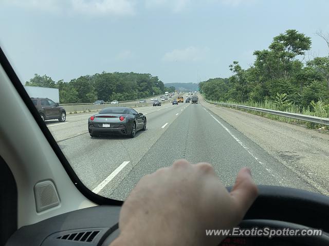 Ferrari California spotted in Waltham, Massachusetts