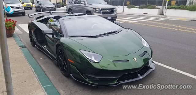 Lamborghini Aventador spotted in San Diego, California