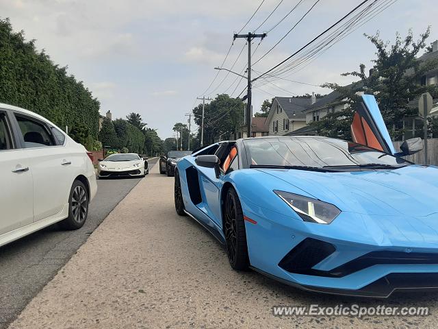 Lamborghini Aventador spotted in Woodmere, New York