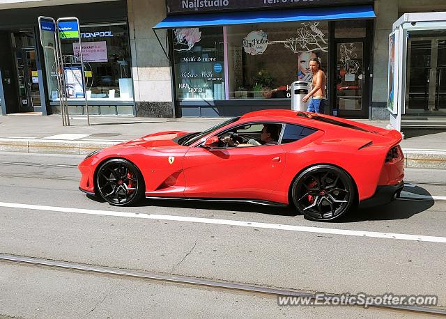 Ferrari 812 Superfast spotted in Zurich, Switzerland