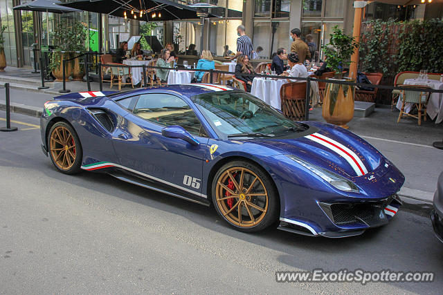 Ferrari 488 GTB spotted in Paris, France