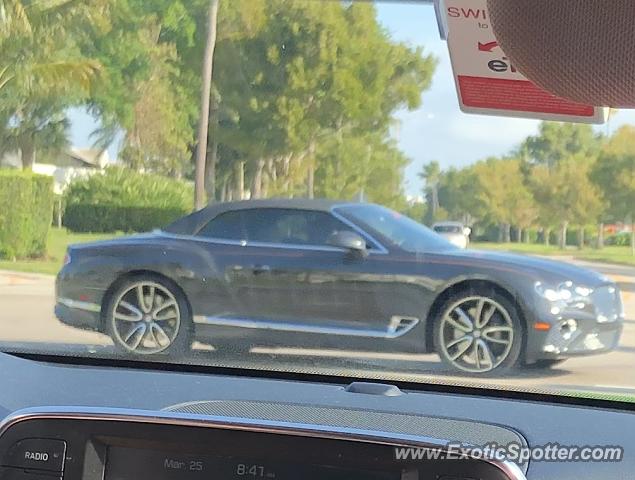 Bentley Continental spotted in Naples, Florida
