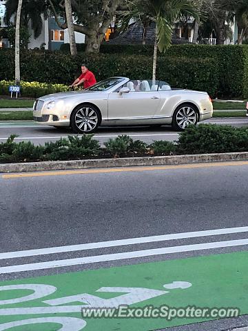 Bentley Continental spotted in Naples, Florida