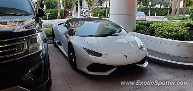 Lamborghini Huracan spotted in Fort Lauderdale, Florida