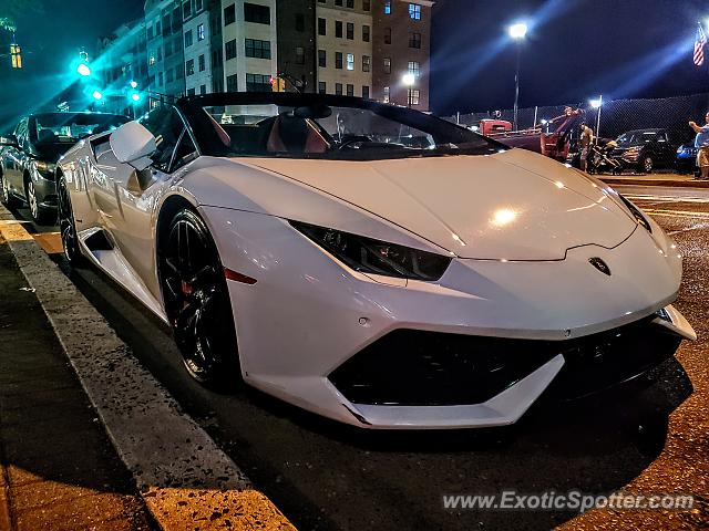 Lamborghini Huracan spotted in Somerville, New Jersey