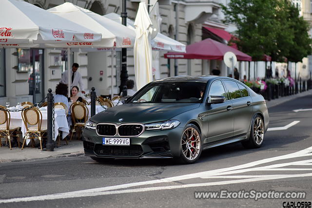 BMW M5 spotted in Warsaw, Poland