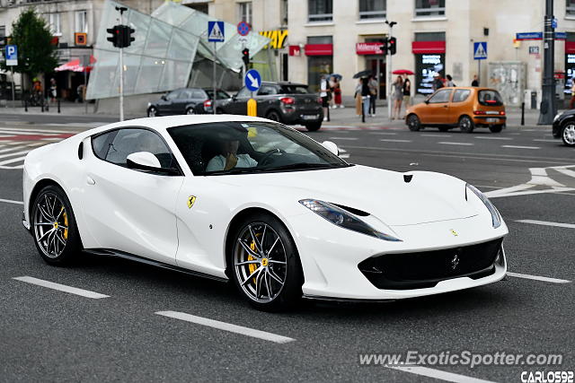 Ferrari 812 Superfast spotted in Warsaw, Poland