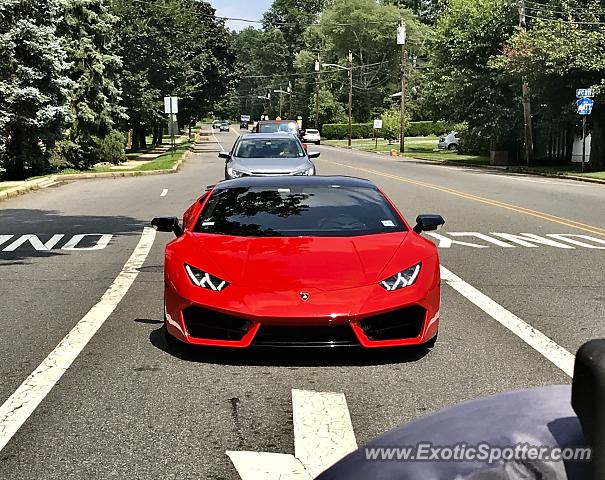 Lamborghini Huracan spotted in Edison, New Jersey