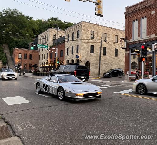 Ferrari Testarossa spotted in Stillwater, Minnesota
