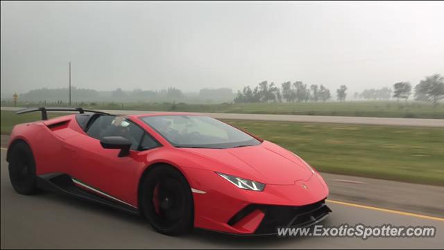 Lamborghini Huracan spotted in Calgary, Canada