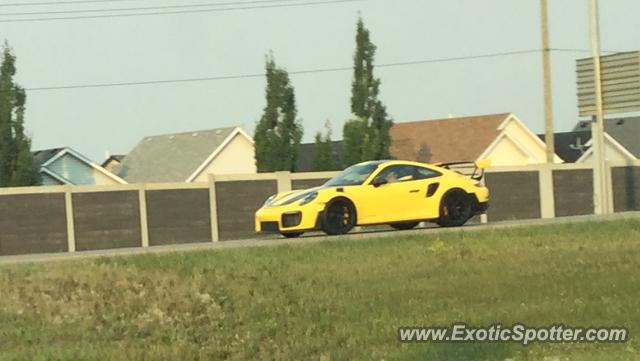 Porsche 911 GT2 spotted in Calgary, Canada