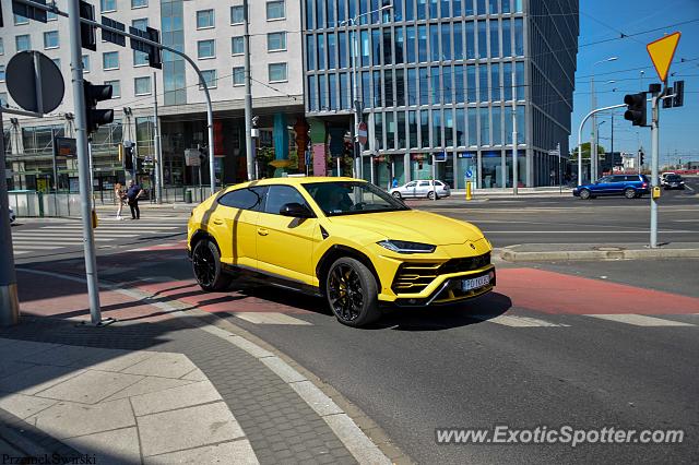 Lamborghini Urus spotted in Poznan, Poland