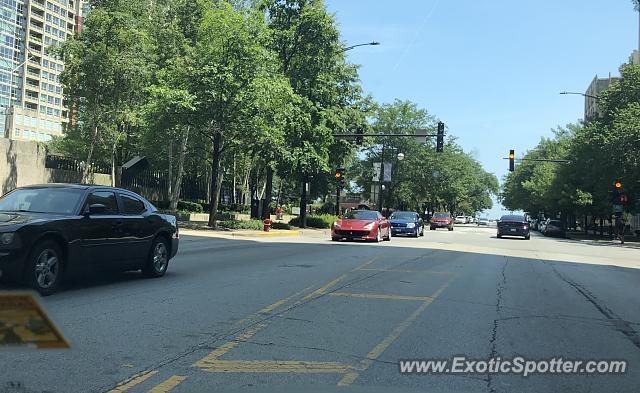 Ferrari California spotted in Chicago, Illinois