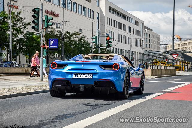 Ferrari 488 GTB spotted in Dresden, Germany