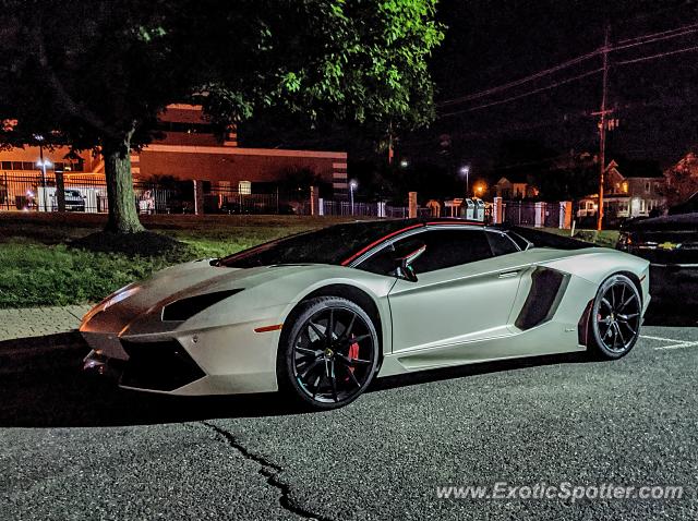 Lamborghini Aventador spotted in Somerville, New Jersey