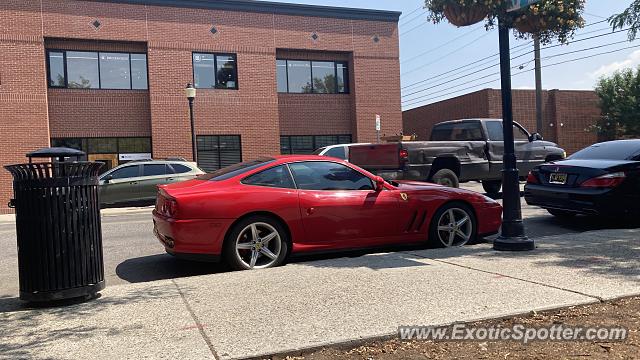 Ferrari 575M spotted in Montana, Montana