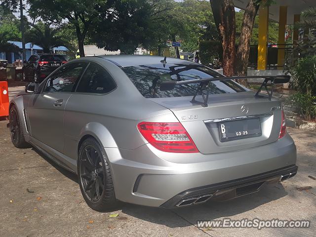 Mercedes C63 AMG Black Series spotted in Jakarta, Indonesia