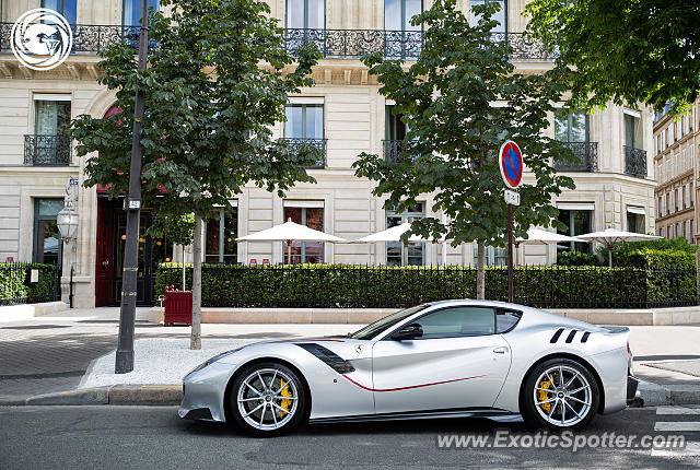 Ferrari F12 spotted in Paris, France