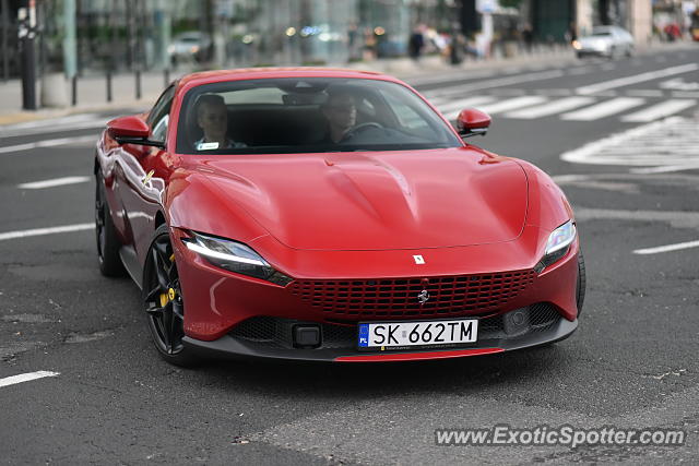 Ferrari Roma spotted in Warsaw, Poland