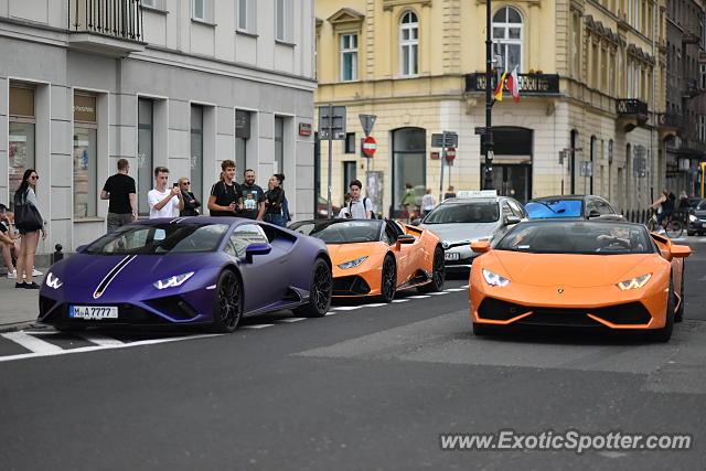 Lamborghini Huracan spotted in Warsaw, Poland