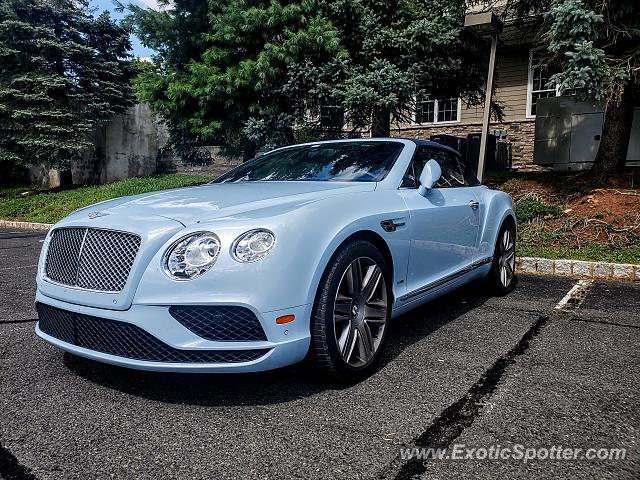 Bentley Continental spotted in Warren, New Jersey