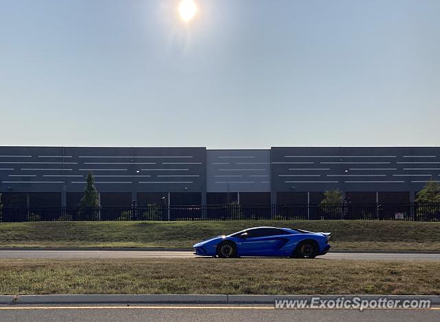 Lamborghini Aventador spotted in Ashburn, Virginia