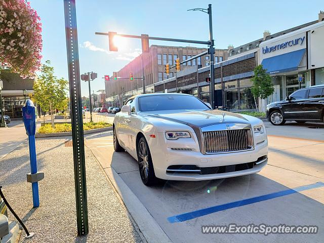 Rolls-Royce Wraith spotted in Birmingham, Michigan