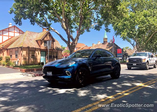 Aston Martin DBX spotted in Solvang, California