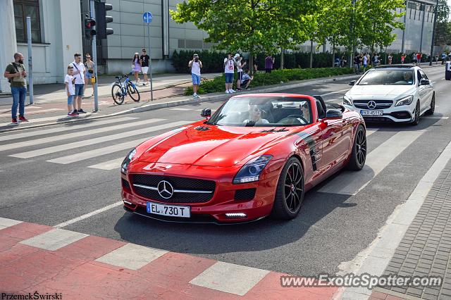 Mercedes SLS AMG spotted in Poznan, Poland