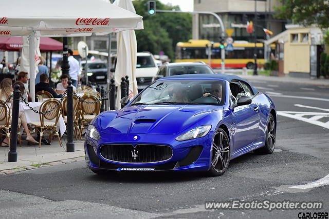 Maserati GranCabrio spotted in Warsaw, Poland