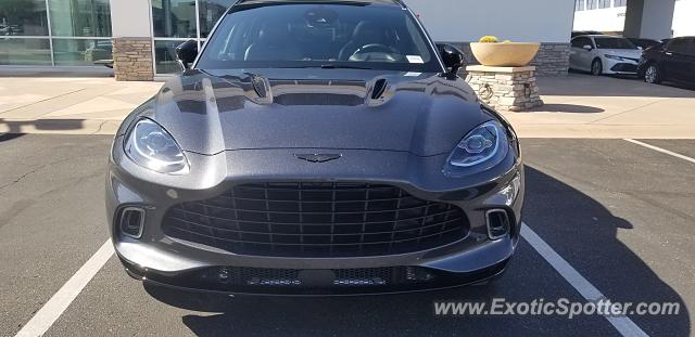 Aston Martin DBX spotted in Scottsdale, Arizona
