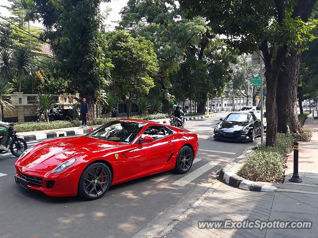 Ferrari 599GTB spotted in Jakarta, Indonesia