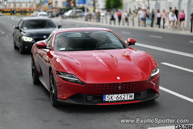 Ferrari Roma spotted in Warsaw, Poland
