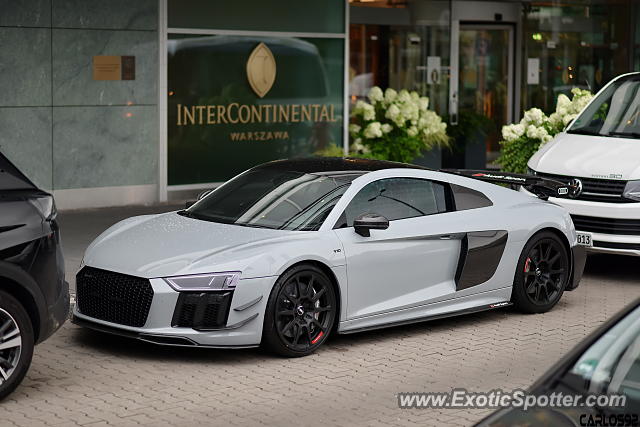 Audi R8 spotted in Warsaw, Poland